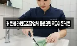 커튼블라인드조달업체롤스크린우드쉬폰커튼