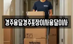 경주용달경주포장이사용달이사
