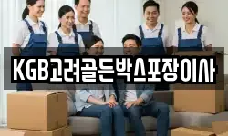 KGB고려골든박스포장이사