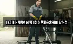 대구에어컨청소 세탁기청소 초록숲홈케어 달서점