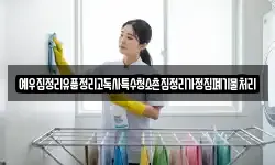 예우집정리유품정리고독사특수청소촌집정리가정집폐기물처리