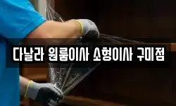 다날라 원룸이사 소형이사 구미점