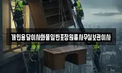개인용달이사화물일반포장원룸사무실보관이사