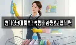 변기싱크대하수구막힘배관청소고압세척