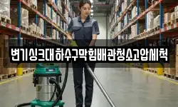 변기싱크대하수구막힘배관청소고압세척