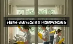 24시긴급-고독사유품정리,쓰레기집청소특수업체청소비용