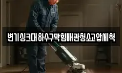 변기싱크대하수구막힘배관청소고압세척