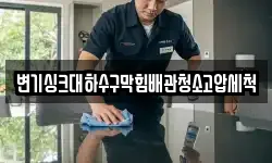 변기싱크대하수구막힘배관청소고압세척