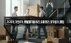가구수거,가전수거,생활폐기물처리,유품정리,상가철거,매입