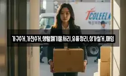 가구수거,가전수거,생활폐기물처리,유품정리,상가철거,매입