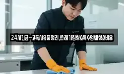 24시긴급-고독사유품정리,쓰레기집청소특수업체청소비용