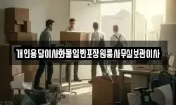 개인용달이사화물일반포장원룸사무실보관이사