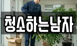 청소하는남자