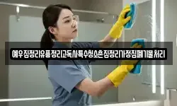 예우집정리유품정리고독사특수청소촌집정리가정집폐기물처리