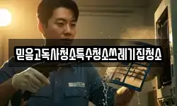 믿음고독사청소특수청소쓰레기집청소