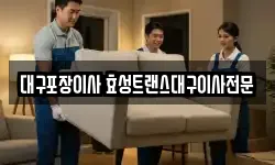 대구포장이사 효성트랜스대구이사전문