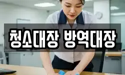 청소대장 방역대장