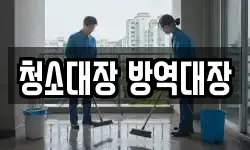 청소대장 방역대장