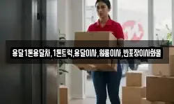 용달1톤용달차,1톤트럭,용달이사,원룸이사,반포장이사화물
