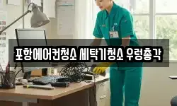 포항에어컨청소 세탁기청소 우렁총각