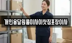 개인용달원룸이사이삿짐포장이사