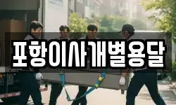 포항이사개별용달