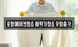 포항에어컨청소 세탁기청소 우렁총각