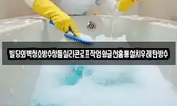 빌딩외벽청소방수창틀실리콘로프작업슁글선홈통설치우레탄방수