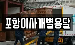 포항이사개별용달