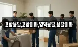 포항용달,포항이사,영덕용달,용달이사