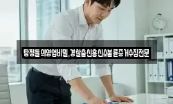 탐정들의영업비밀,경찰출신흥신소불륜증거수집전문