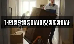 개인용달원룸이사이삿짐포장이사