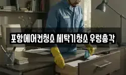 포항에어컨청소 세탁기청소 우렁총각