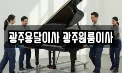 광주용달이사 광주원룸이사