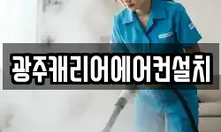 광주캐리어에어컨설치