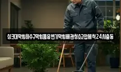 싱크대막힘하수구막힘뚫음변기막힘배관청소고압세척24시출동
