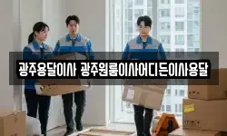 광주용달이사 광주원룸이사어디든이사용달