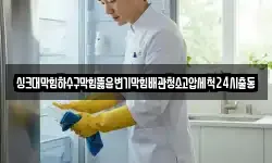 싱크대막힘하수구막힘뚫음변기막힘배관청소고압세척24시출동
