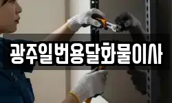 광주일번용달화물이사