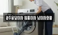 광주용달이사 원룸이사 남이사화물