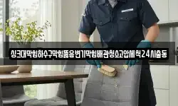 싱크대막힘하수구막힘뚫음변기막힘배관청소고압세척24시출동