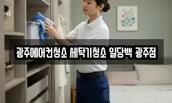 광주에어컨청소 세탁기청소 일당백 광주점