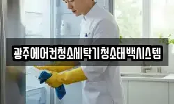 광주에어컨청소세탁기청소태백시스템