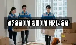 광주용달이사 원룸이사 베리굿용달