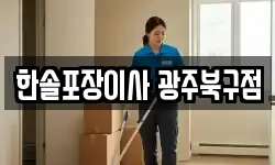 한솔포장이사 광주북구점