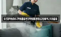싱크대막힘하수구막힘뚫음변기막힘배관청소고압세척24시출동