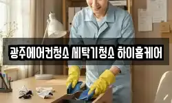 광주에어컨청소 세탁기청소 하이홈케어