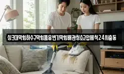 싱크대막힘하수구막힘뚫음변기막힘배관청소고압세척24시출동