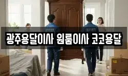 광주용달이사 원룸이사 코코용달