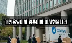 개인용달이사 원룸이사 이사화물나라